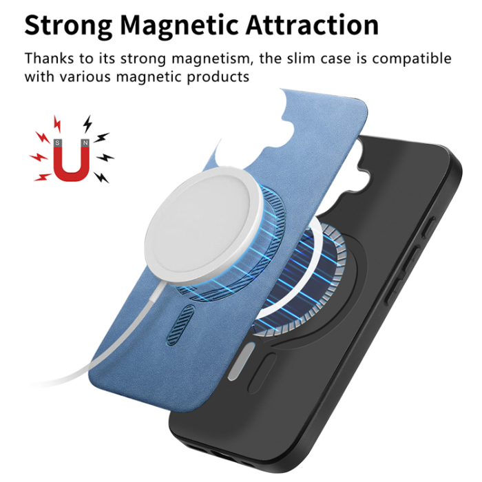 A-One Brand - iPhone Air Mobilskal MagSafe Skin-touch - Svart
