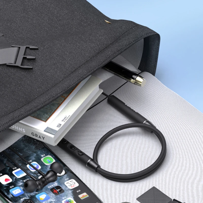 Lenovo - Lenovo QE03 Nackbands Hörlurar - Svart