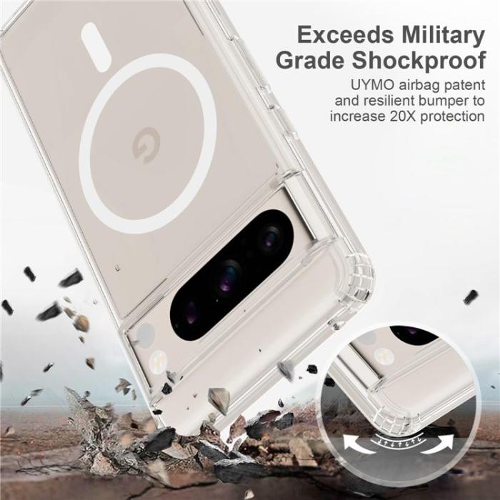A-One Brand - Google Pixel 8 Pro Mobilskal Magsafe Acrylic TPU - Clear