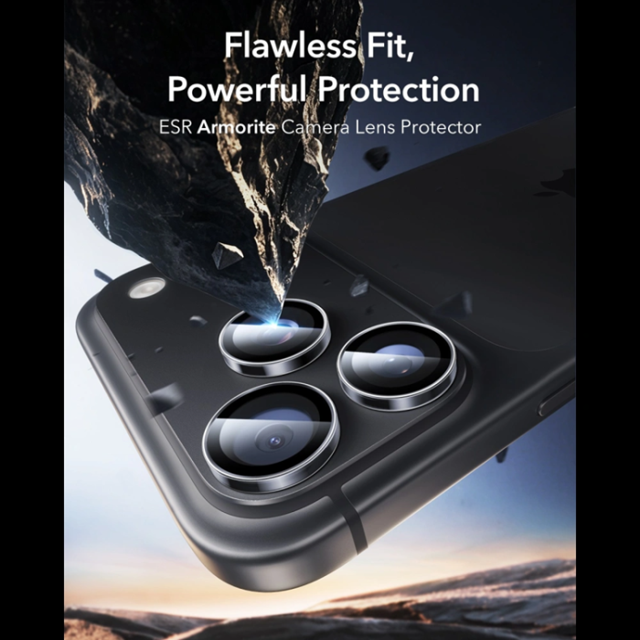 Tech-Protect - ESR Härdat Glas Kameraskydd för iPhone 18 Pro/18 Pro Max Armorite
