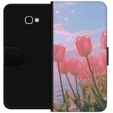 iSecrets - Plånboksfodral till Samsung Galaxy J4+ med Rosa Tulpaner