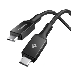 Spigen - Spigen USB-C till USB-C kabel 1m 100W - Svart