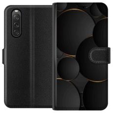 iSecrets - Plånboksfodral till Sony Xperia 10 V med Lyxig Cirklar