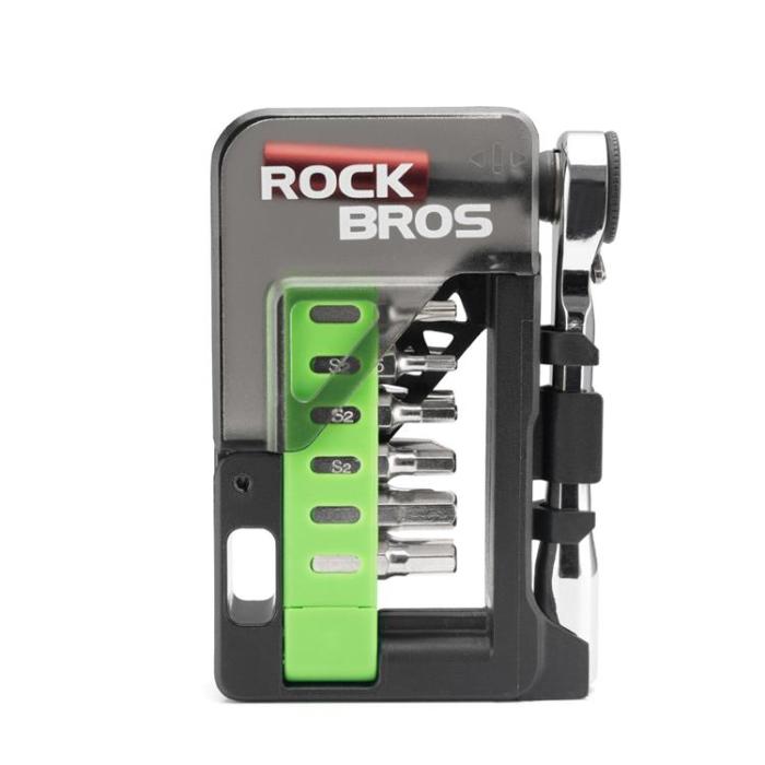 Rockbros - Rockbros Cykelverktygssats med Minispärrnyckel och Bits