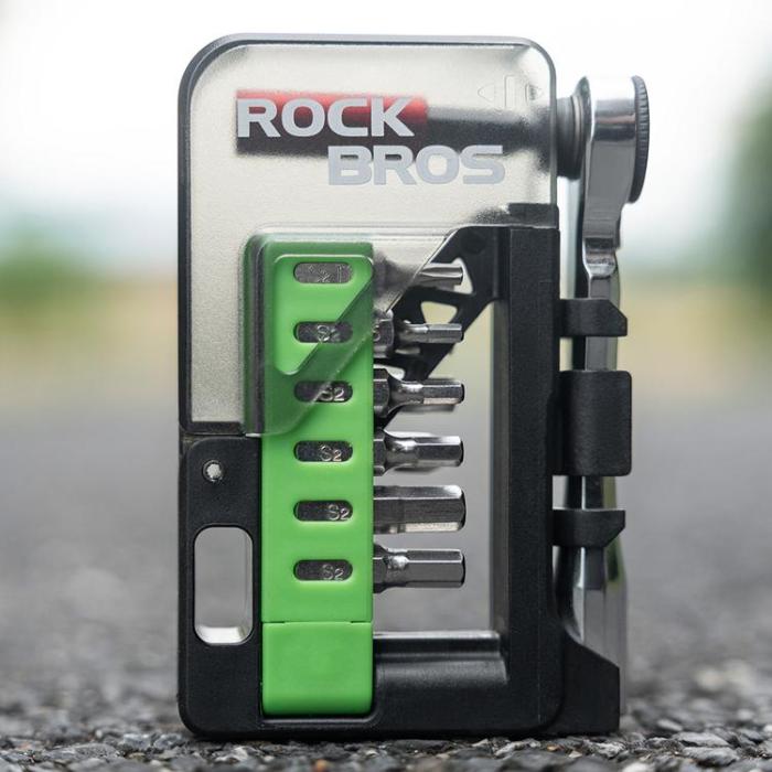 Rockbros - Rockbros Cykelverktygssats med Minispärrnyckel och Bits