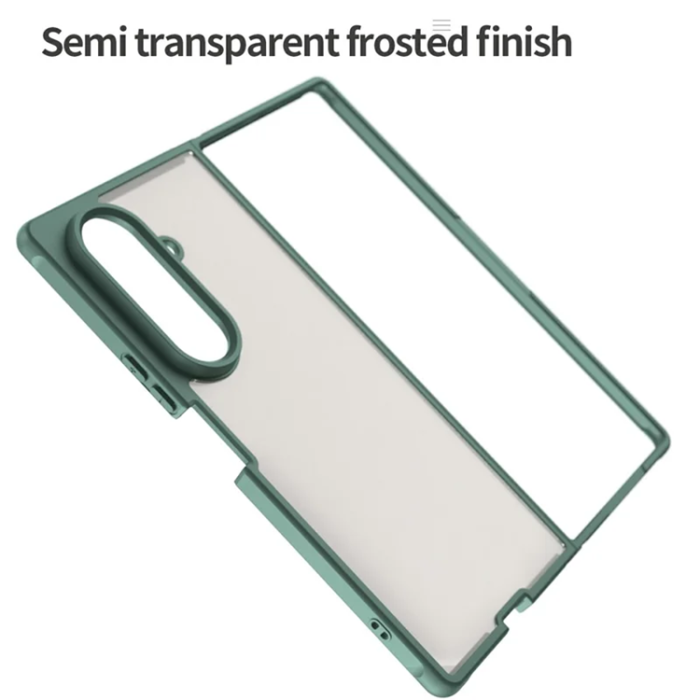 A-One Brand - Galaxy Z Fold 7 5G Mobilskal Frosted Translucent - Grön