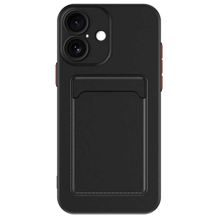 iPhone 17 Mobilskal Korthållare TPU - Svart | 2353 | AlltMobil