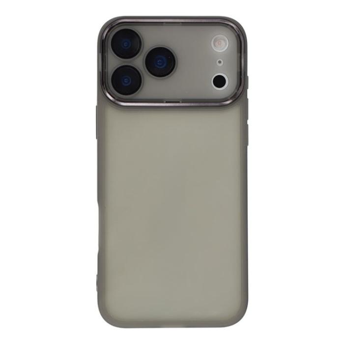 A-One Brand - iPhone 17 Pro Mobilskal Electroplated Kameraram - Transparent Svart