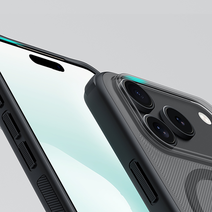 Nillkin - Nillkin iPhone 17 Pro Mobilskal MagSafe Super Frosted Shield Pro - Svart