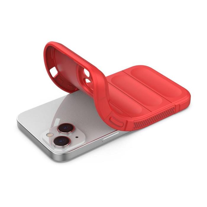 OEM - iPhone 14 Plus Skal Magic Shield Flexible Armored - Röd