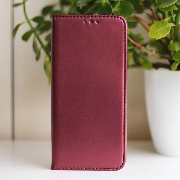 OEM - iPhone 16 Plus Plånboksfodral Smart Magnetisk - Burgundy