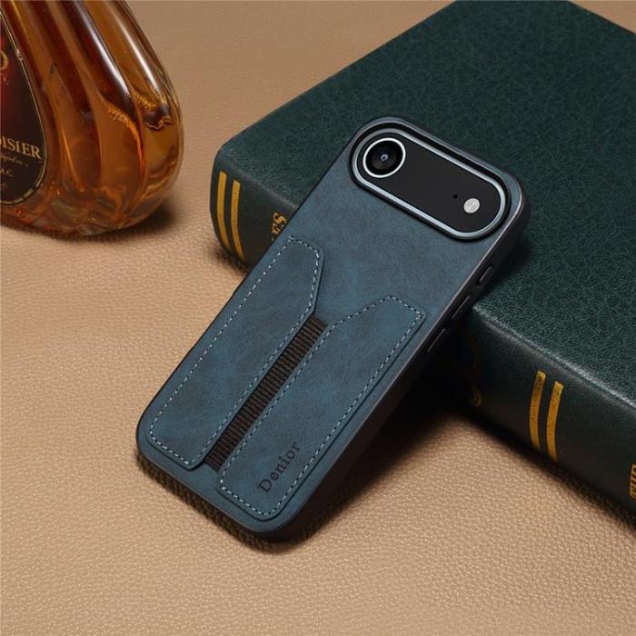 DENIOR - DENIOR iPhone Air Mobilskal Elastic Korthållare - Blå