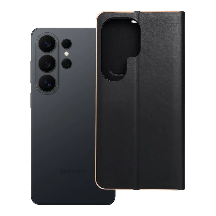 Plånboksfodral För Galaxy S26 Ultra Luna - Svart | 2353 | AlltMobil