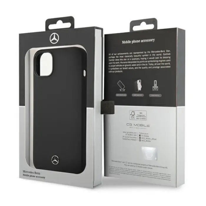 Mercedes - Mercedes iPhone 14 Plus Skal Magsafe Silicone - Svart
