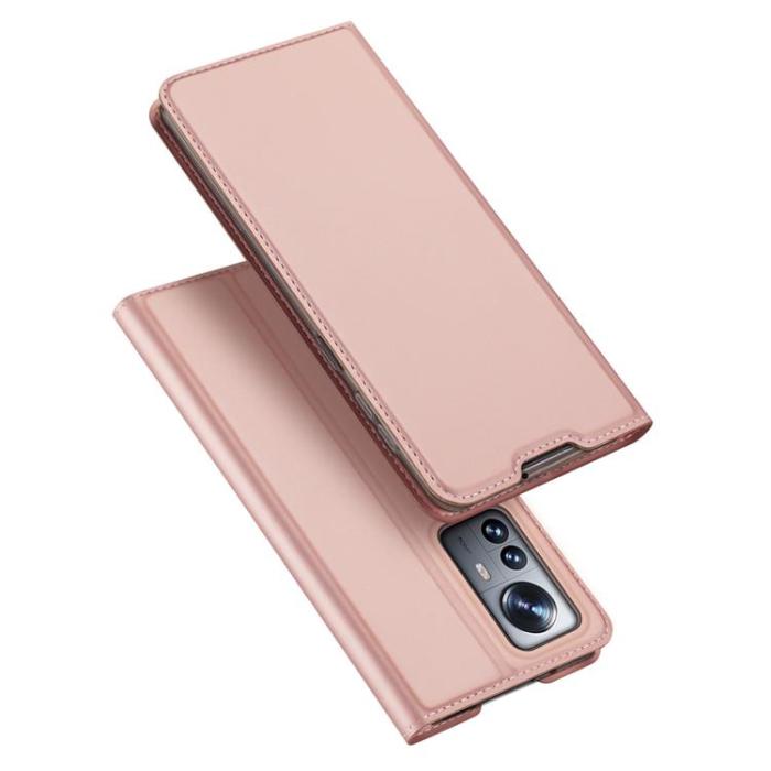 Dux Ducis - Dux Ducis Xiaomi 12 Pro Fodral Skin Series - Rosa