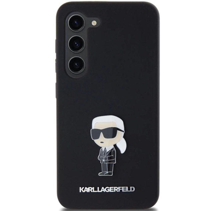 KARL LAGERFELD - Karl Lagerfeld Galaxy S23 Mobilskal Silikon Ikonik Metal Pin