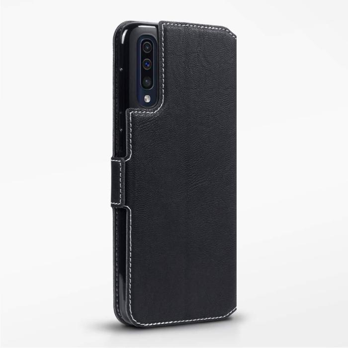 Terrapin - Slimmat Plånboksfodral till Samsung Galaxy A50 - Svart