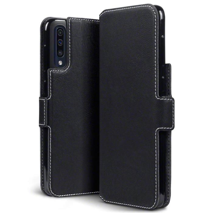 Terrapin - Slimmat Plånboksfodral till Samsung Galaxy A50 - Svart