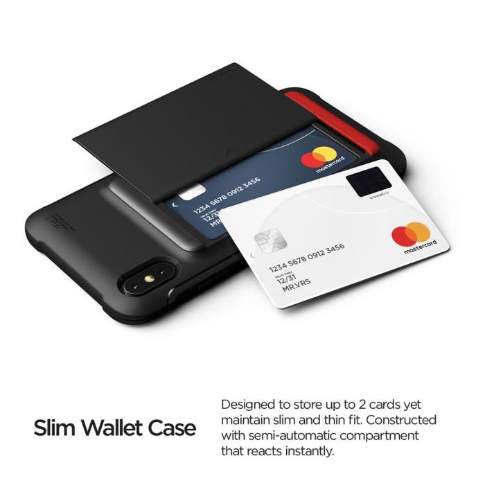 UTGATT1 - VRS DESIGN | Damda Glide Shield Skal iPhone Xs Max - Svart