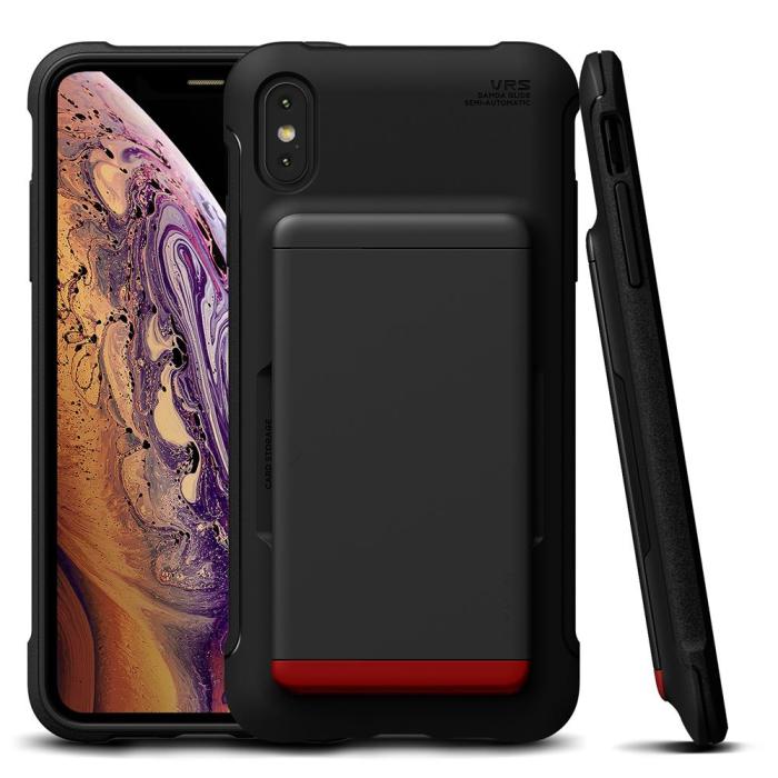 UTGATT1 - VRS DESIGN | Damda Glide Shield Skal iPhone Xs Max - Svart