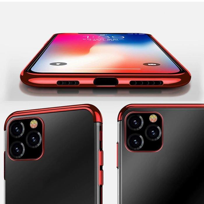 OEM - Galaxy S22 Plus Skal Metallic TPU - Röd