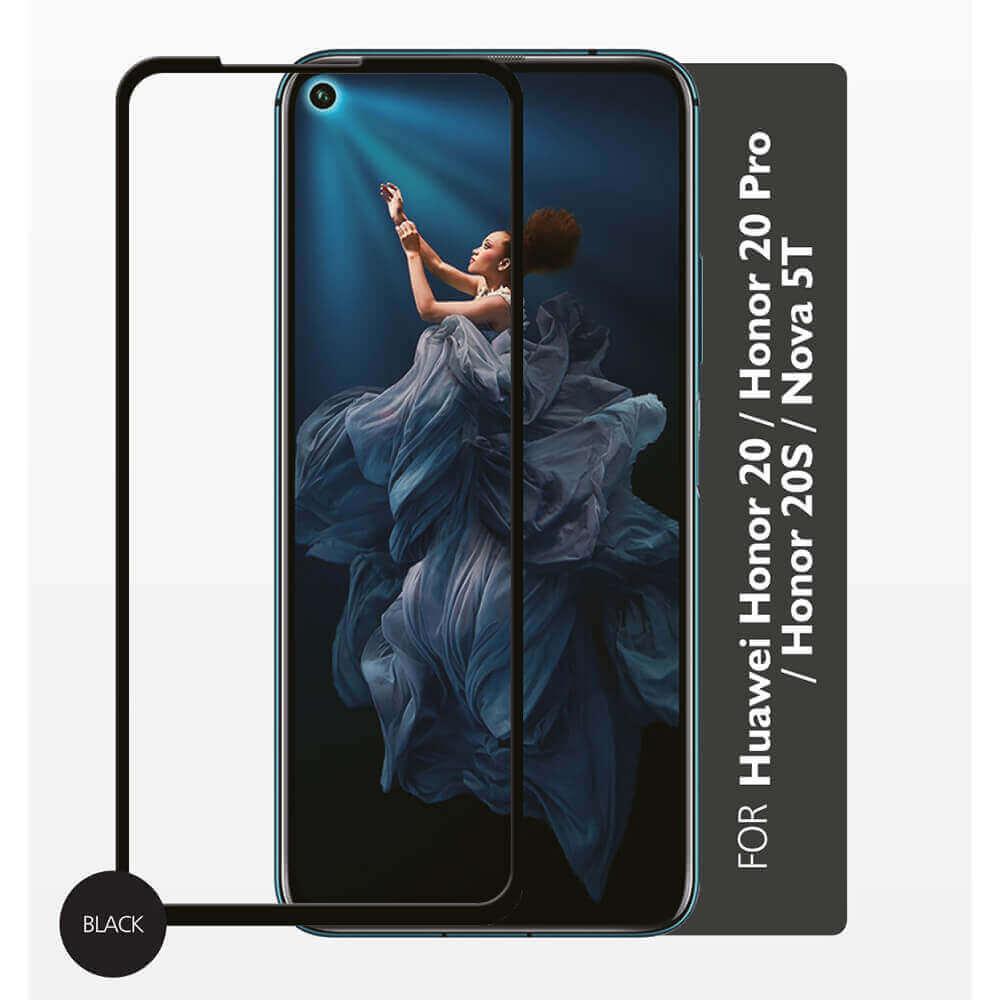 GEAR Härdat Glas Skärmskydd 2.5D Full Cover Huawei Honor 20/20s/20pro | 5468 | AlltMobil