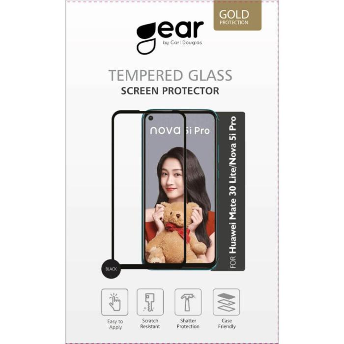 UTGATT1 - GEAR Härdat Glas 2,5D Full Cover Huawei mate 30 Pro