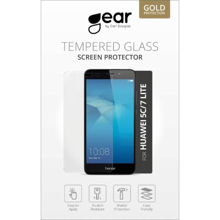 UTGATT1 - GEAR Härdat Glas 2.5D Huawei Honor 5C/7 Lite