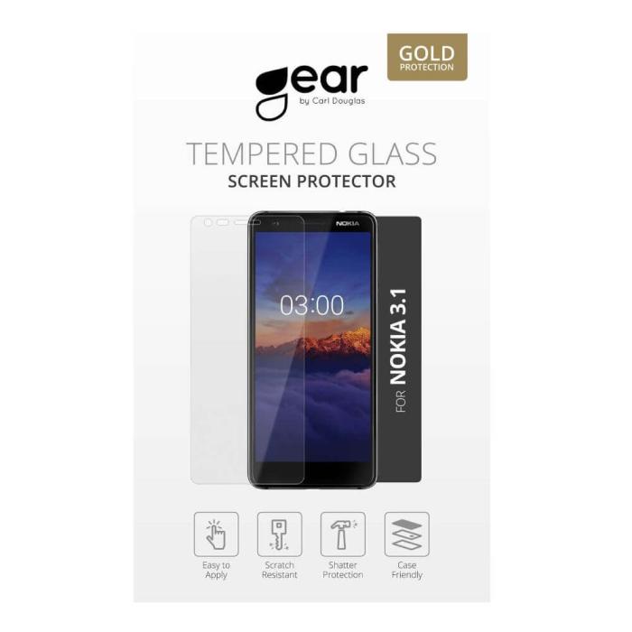 UTGATT1 - GEAR Härdat Glas 2.5D Nokia 3.1