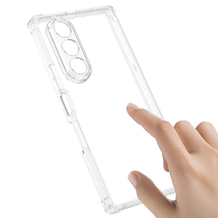 GKK - GKK Galaxy Z Fold 7 Mobilskal Magnetic Hinge Airbag - Clear