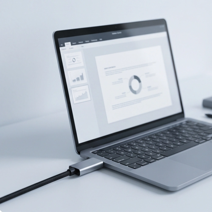 Tech-Protect - Tech-Protect USB-C till HDMI 2.1 Kabel 2m - Iron Grå