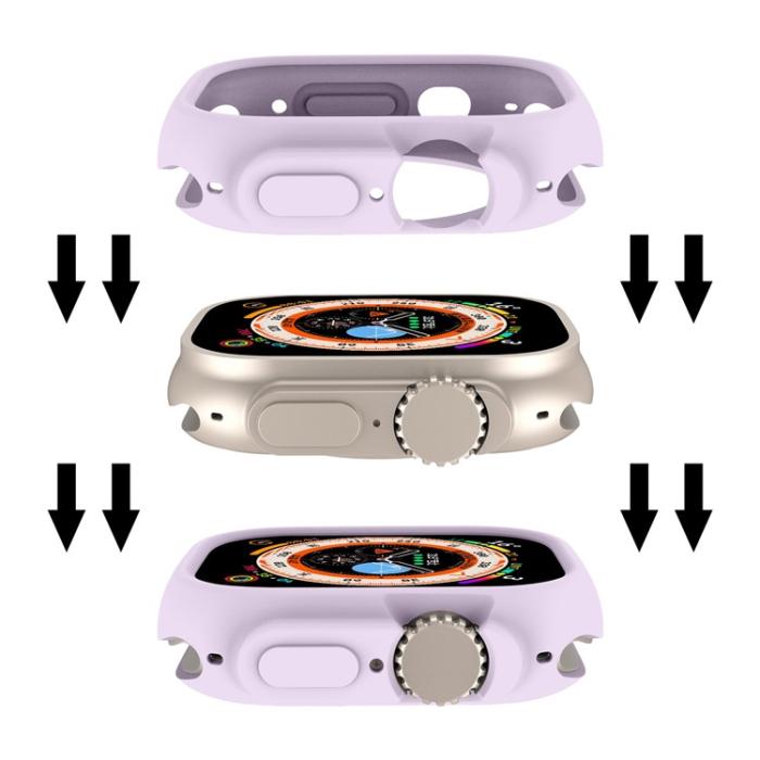 OEM - Apple Watch Ultra (49mm) Skal Candy TPU - Lila