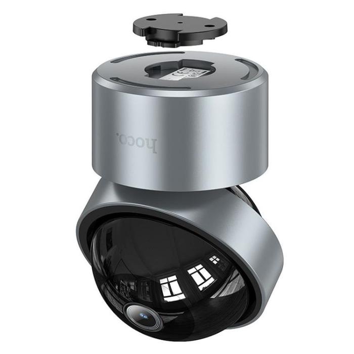 Hoco - Hoco Inomhuskamera Justerbar i Två Plan med Nattläge Full HD - Silver