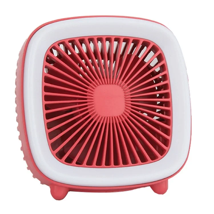 Mini Skrivbordsfläkt USB Uppladdningsbar FC-6352 - Röd | 264 | AlltMobil