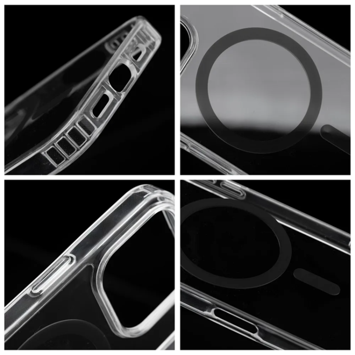 OEM - iPhone 13 Mini Mobilskal MagSafe Drop Glue - Svart