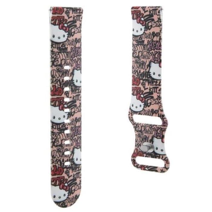 Hello Kitty - Hello Kitty Galaxy Watch 6 Classic (43mm) Band Tags Graffiti - Rosa