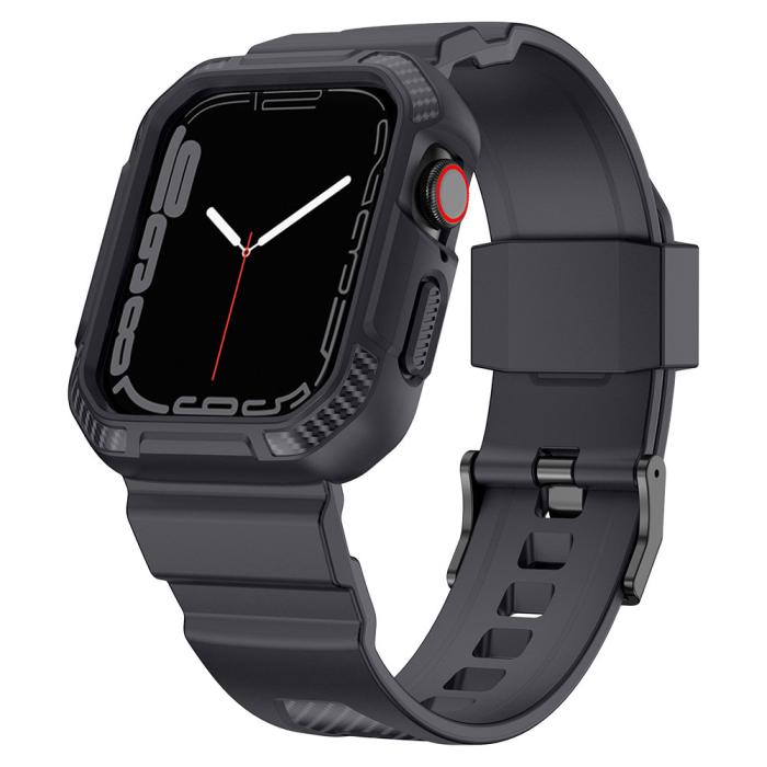 KINGXBAR - Kingxbar Apple Watch 4/5/6/7/8/SE (38/40/41mm) Armband CYF106 - Grå