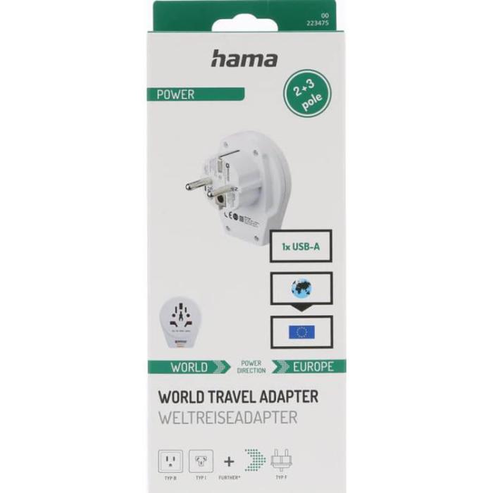 Hama - HAMA Reseadapter Världen WORLD-EU
