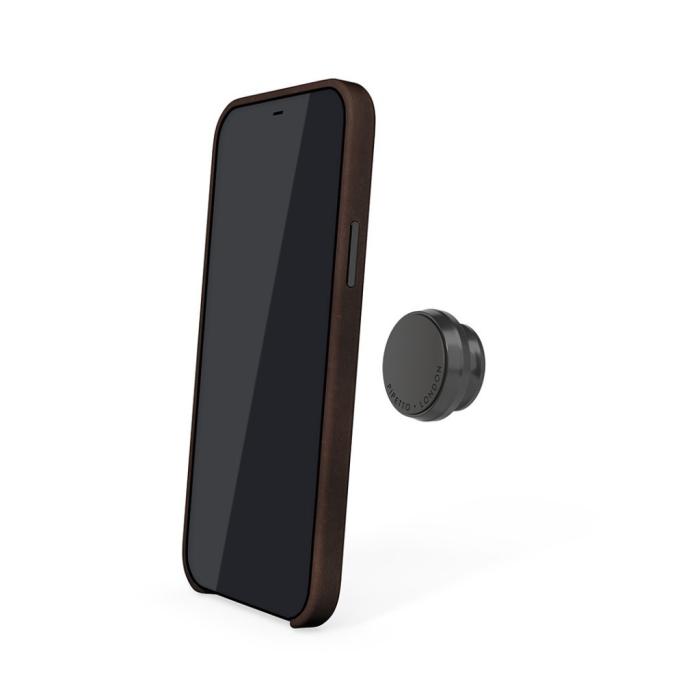 Pipetto - Pipetto Magnetic Leather Skal För iPhone 12 & 12 Pro - Brun