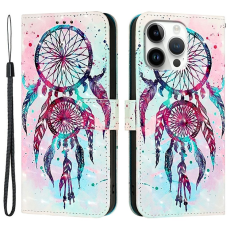 A-One Brand - iPhone 16 Pro Max Plånboksfodral Printing Pattern Med Rem