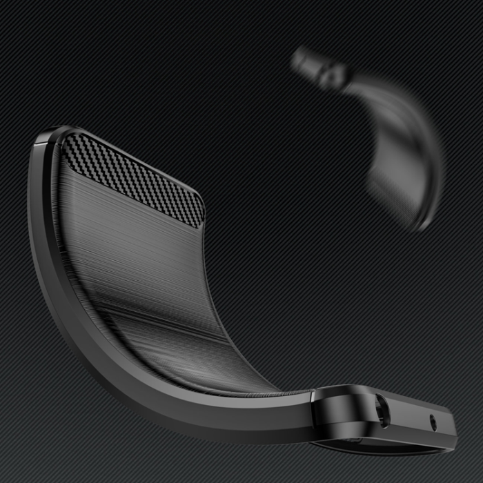 OEM - Nokia G400 Mobilskal Carbon Silicone Flexible - Svart