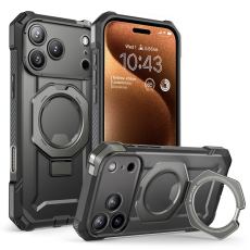 SupCase - Supcase iPhone 17 Pro Max Mobilskal Magsafe Kickstand UB Grip - Grå