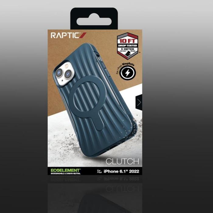 Raptic - Raptic iPhone 14 Skal Magsafe Clutch - Blå