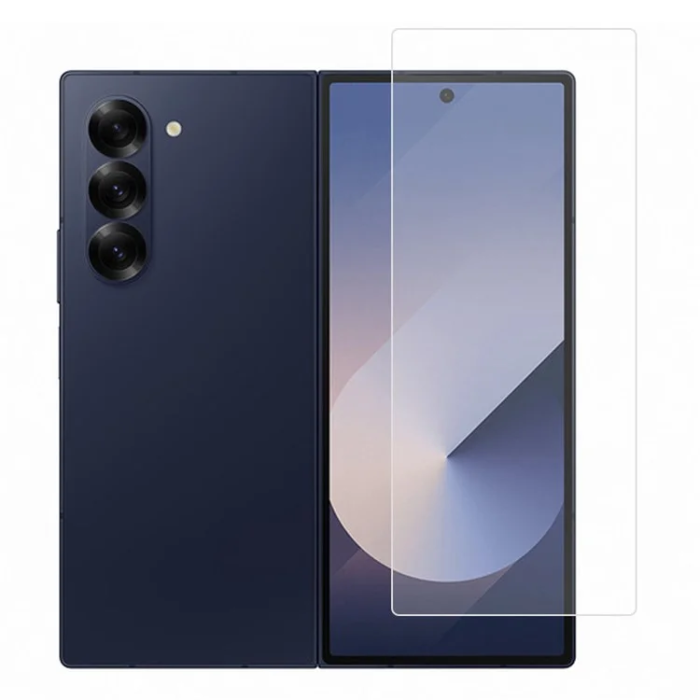 AMORUS - Amorus Galaxy Z Fold 7 Härdat Glas Skärmskydd 2.5D Arc Edge - Clear