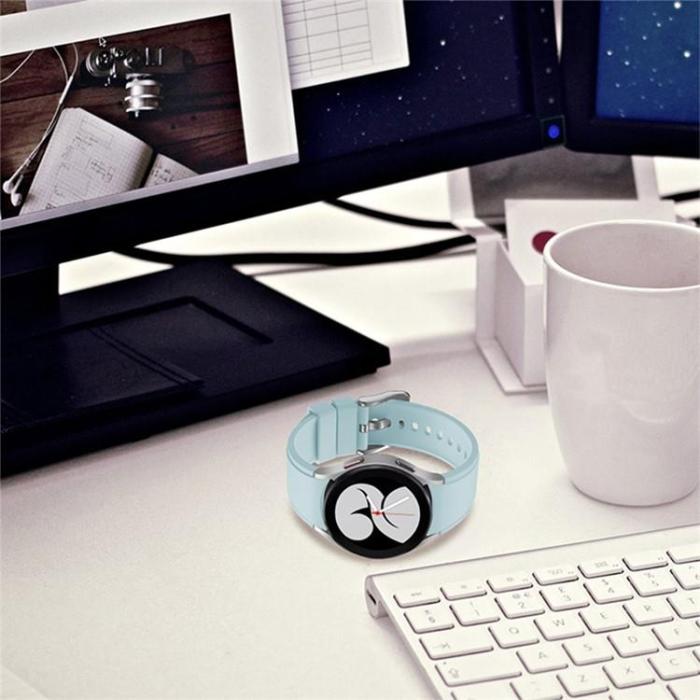 OEM - Galaxy Watch 6 Classic (43mm) Armband Silikon - Ljusblå