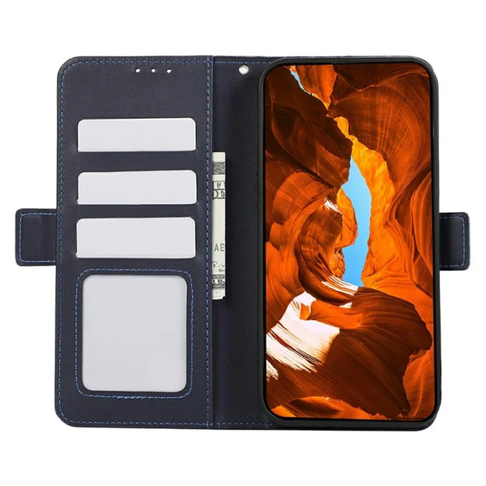 ABEEL - ABEEL iPhone 17 Pro Max Plånboksfodral Läder RFID Skydd