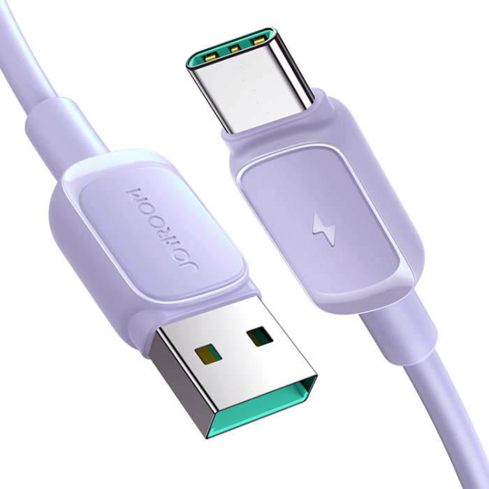 Joyroom - Joyroom USB-C till USB-A kabel 3A 1.2m - Lila