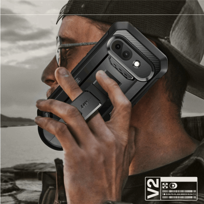 SupCase - SupCase Google Pixel 9a Mobilskal Unicorn Beetle Pro - Svart