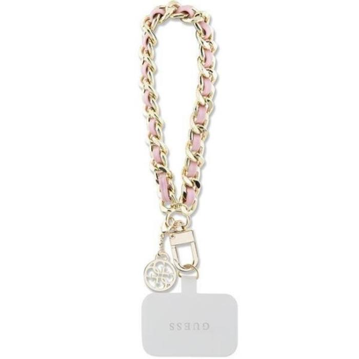 Guess - Guess Universal Mobilrem Saffiano Chain Charm - Rosa