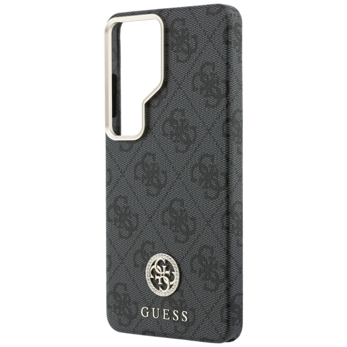 Guess - Guess Mobilskal För Galaxy S26 Ultra MagSafe 4G Rhinestone Round Logo - Svart